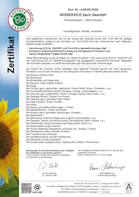 Download BIO Zertifikat