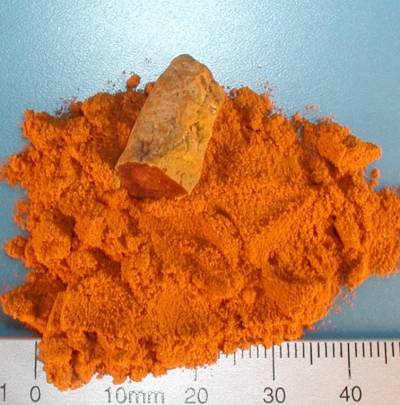 Organic curcuma powder