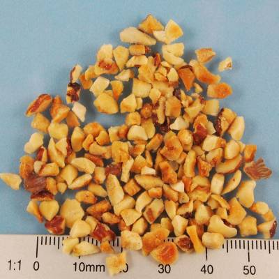Organic hazelnuts granules 2-4 mm