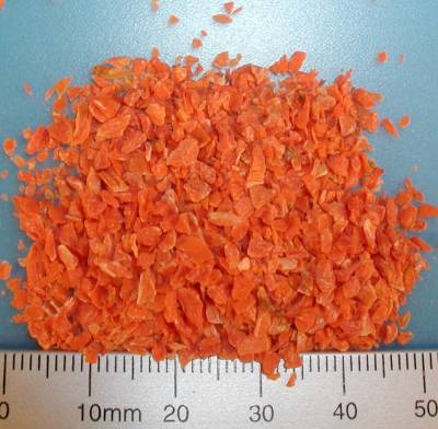 Organic carrot granules (grit)