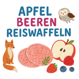 BIO Apfel Beeren Reiswaffeln