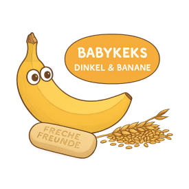 BIO Babykekse Dinkel-Banane