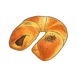 BIO Erdäpfel-Briochemohnkipferl