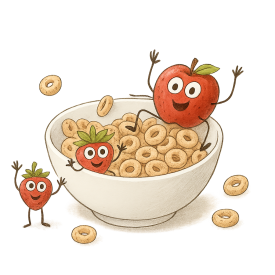 BIO Frühstücks-Kringel Apfel & Erdbeere