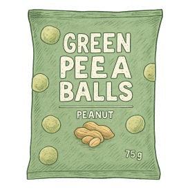 BIO Green Pea Balls Peanuts