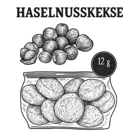 BIO Haselnusskekse