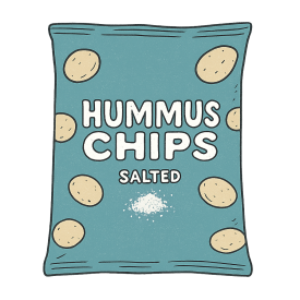 BIO Hummus Chips salted