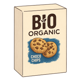 BIO Kekse mit Schokoladenstückchen