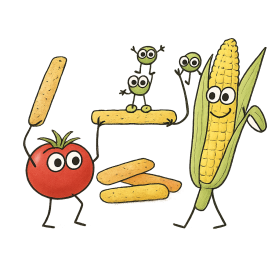 BIO Knusper-Sticks Dreierlei Gemüse