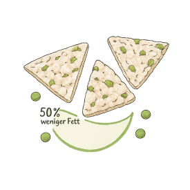 BIO Knusperecken Reis-Erbse