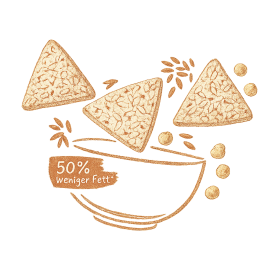 BIO Knusperecken Roter Reis-Kichererbse