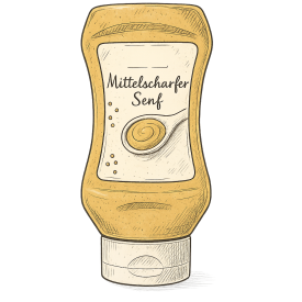BIO Mittelscharfer Senf