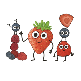 BIO Roter Beerenmix Fruchtchips