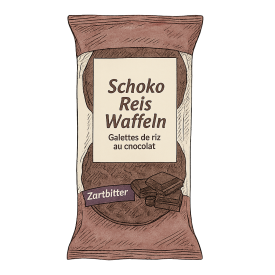 BIO Schoko Reiswaffeln Zartbitter