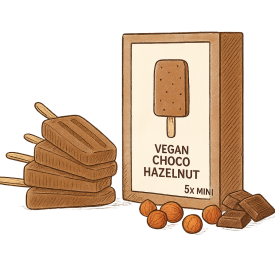 BIO VEGAN Schokolade Haselnuss 5 x 45ml