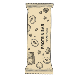 BIO Veganer Proteinriegel Haselnuss